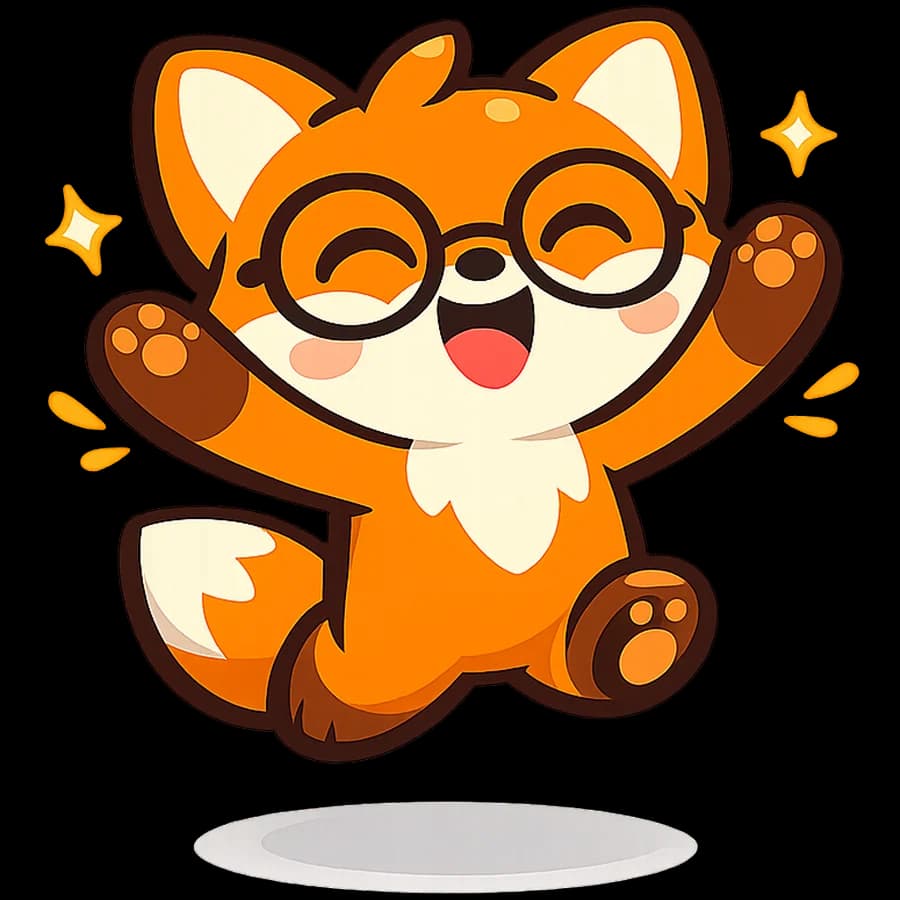 Vulpi fox excited about a first real conversation